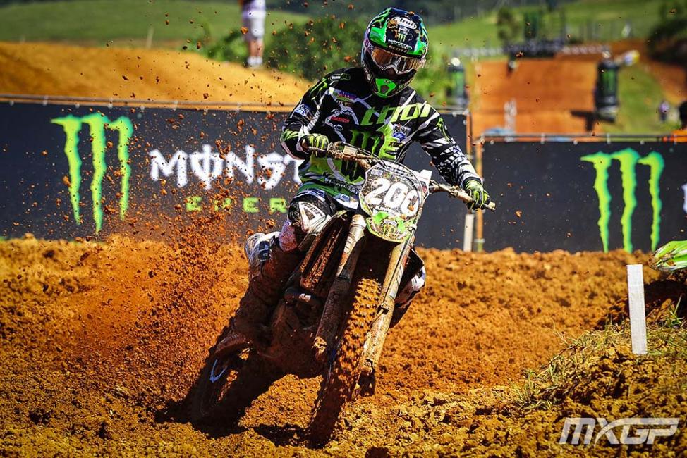 Arnaud Tonus won the MX2 class in Brazil.