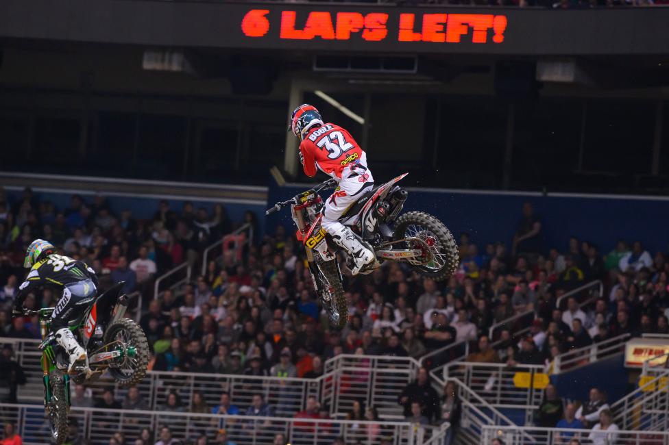 Bogle applied pressure to Davalos all night, but had to settle for second. 