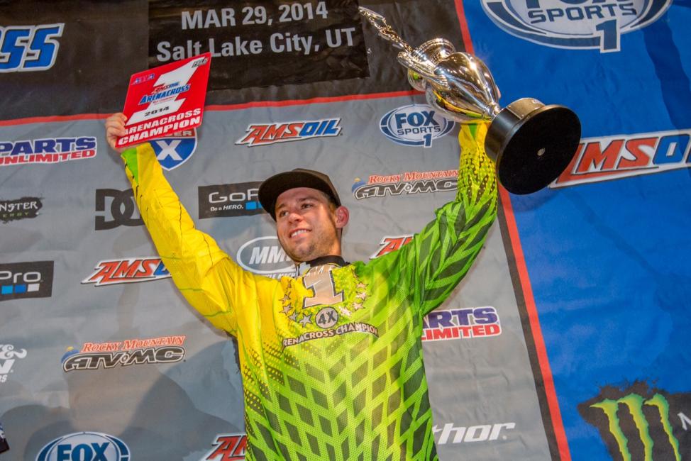 Bowers captured his fourth arenacross title over the weekend.  