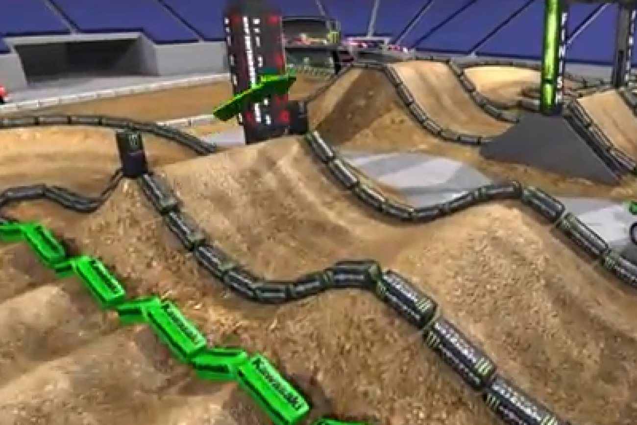 Animated Track Map: Houston SX