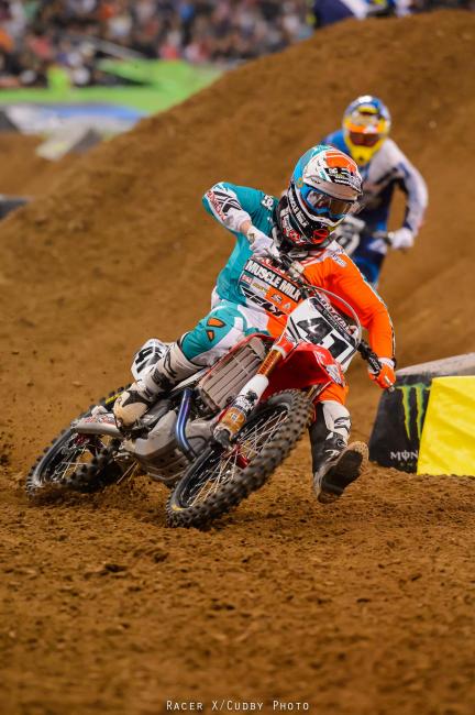 Oh and Trey Canard was fourth and you want to guess how his race went? He was kind of lonely back there, too.
