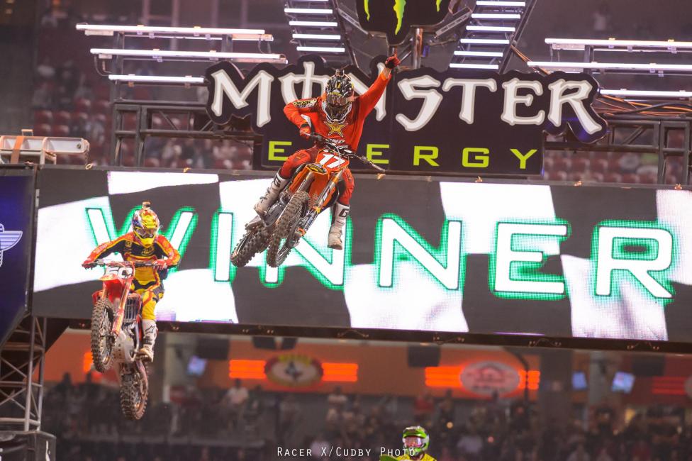 Anderson now has four wins and his points lead is 11. Look at the bottom of the photo--Wilson was close. 