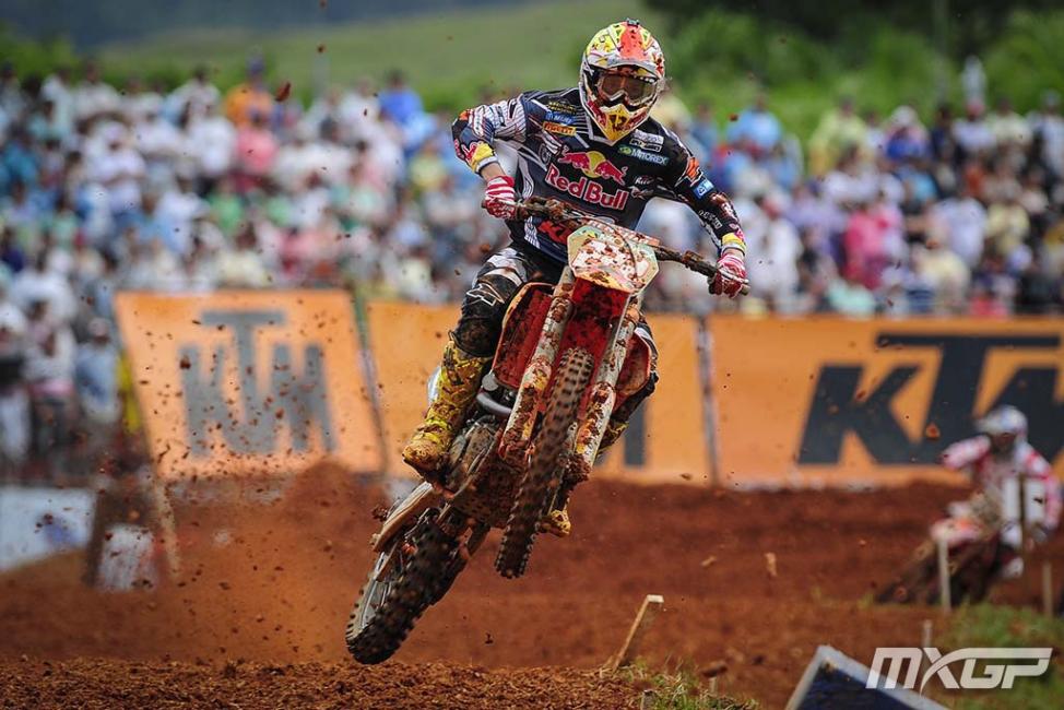 Antonio Cairoli leads the MXGP class.