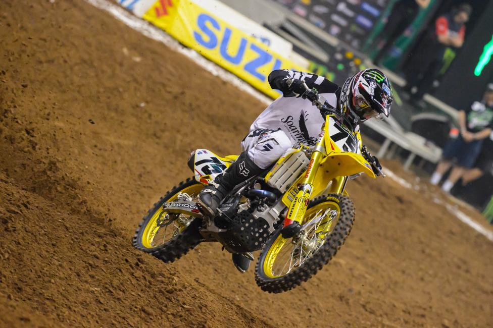 Hill's charged back to salvage 13th on the night.  