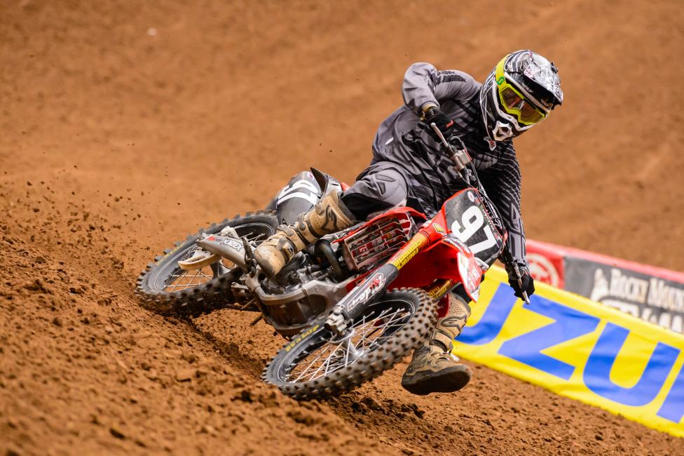 Ingalls had to borrow a bike, gear, etc in Houston and still finished 15th in the main. 