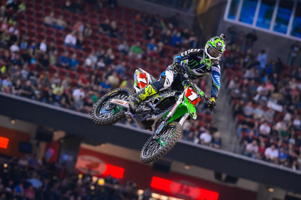 It was all Ryan Villopoto in Houston as he cruised to his fourth win on the season. 