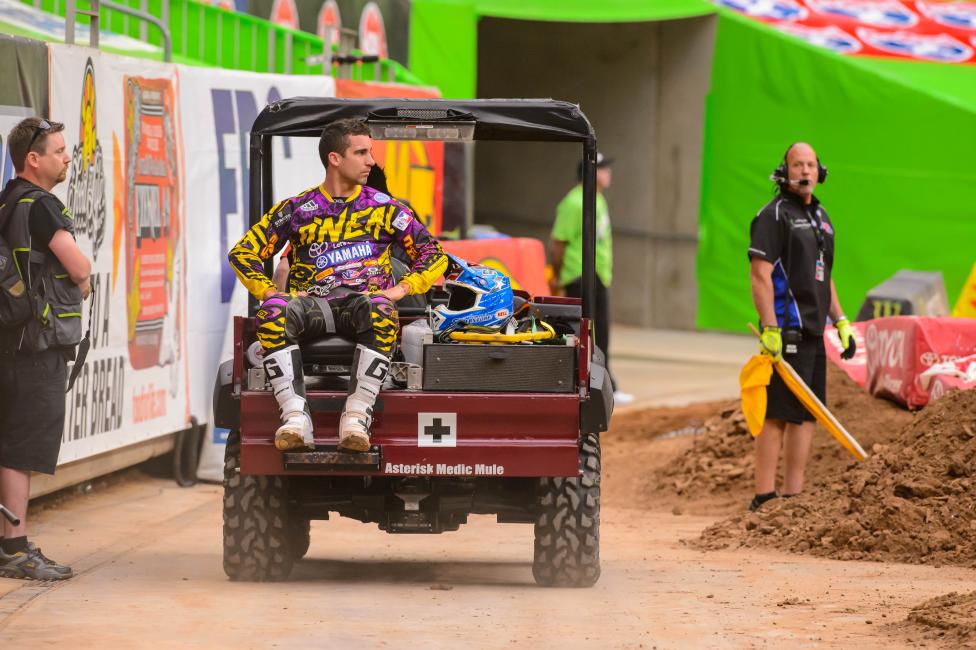 Justin Brayton will miss Seattle following a crash in Houston.  