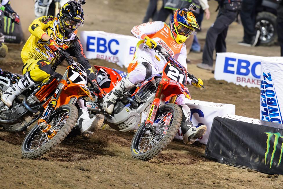 Two rounds and eleven points separate Cole Seely and Jason Anderson. 