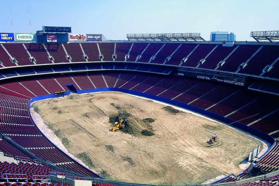 Supercross is going back to New York April 26. Here is a shot from one of the last times SX was there.  