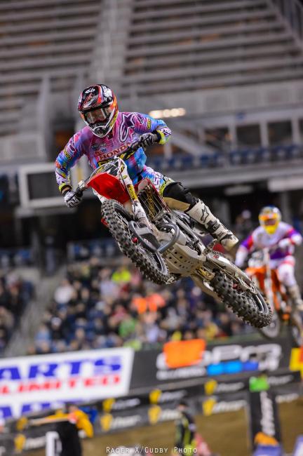 Both Justin Barcia and Eli Tomac passed Short to land themselves top-five positions.Photo: Cudby