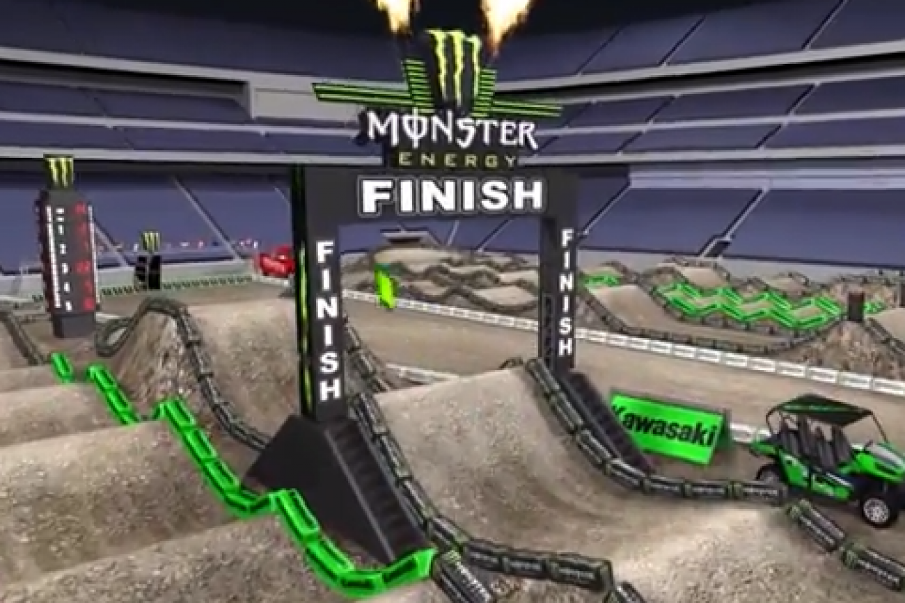 Animated Track Map: East Rutherford