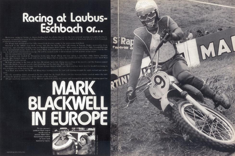 Mark Blackwell was one of America's early travelers to Europe. 