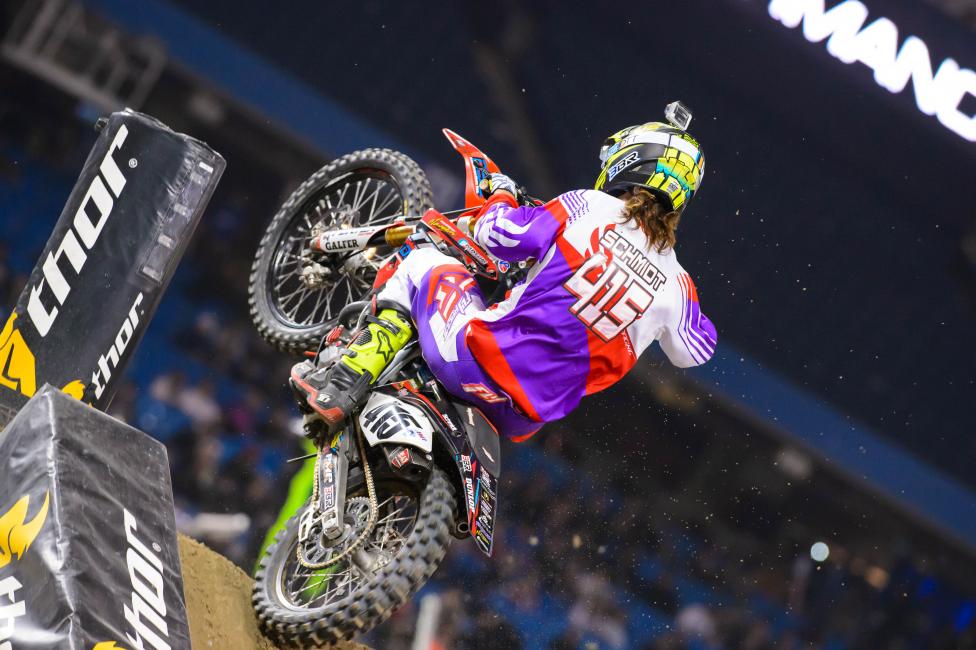 Schmidt is still trying to find a full-time ride for the nationals. 