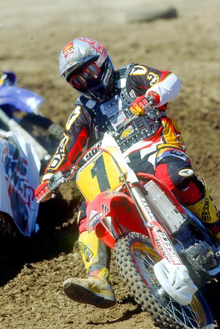 Walters got to run a #1 plate and ride with help from factory Honda during the Four-Stroke Nationals.