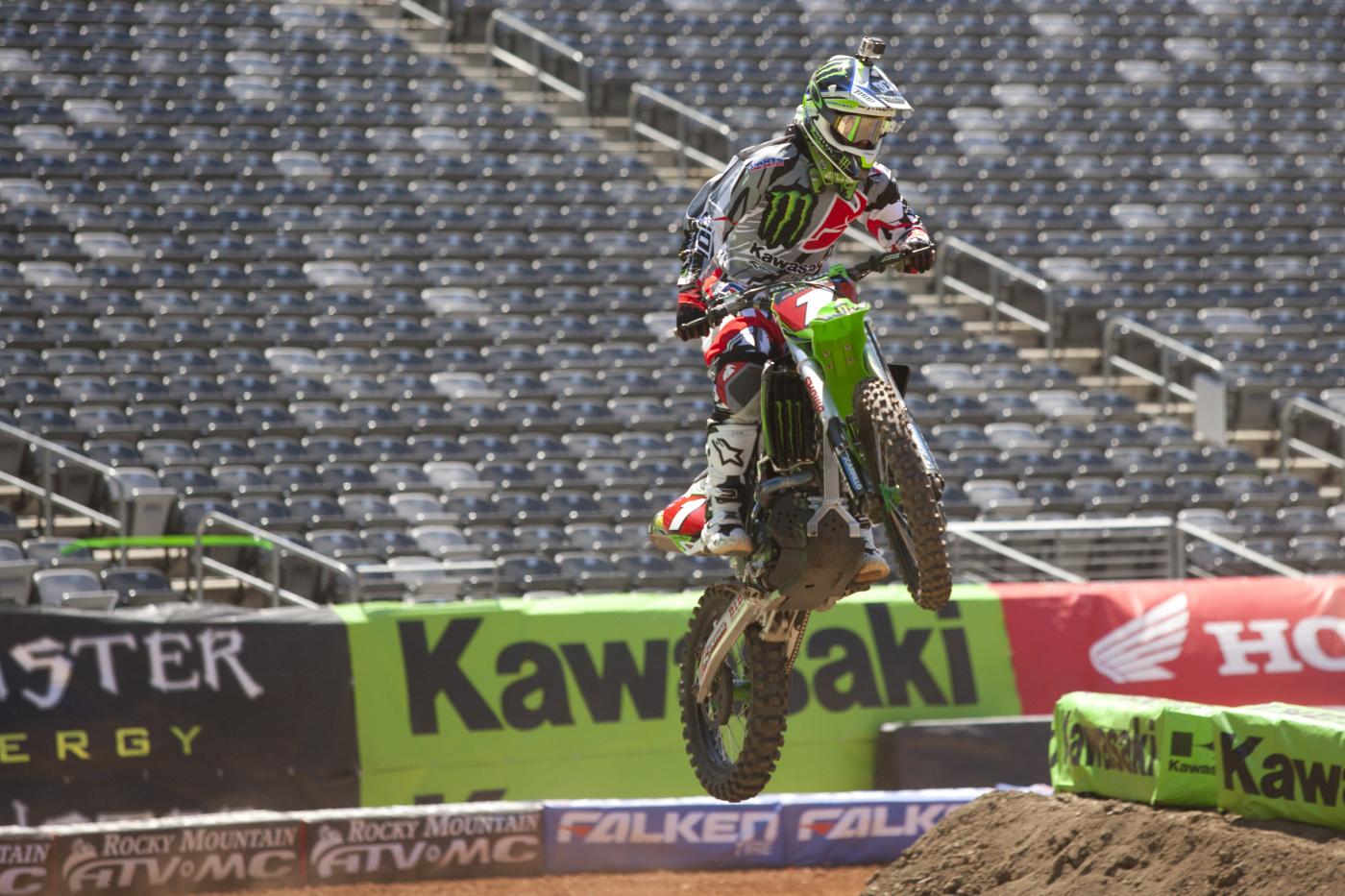 Ryan Villopoto looks to clinch his fourth straight SX title Saturday.  
