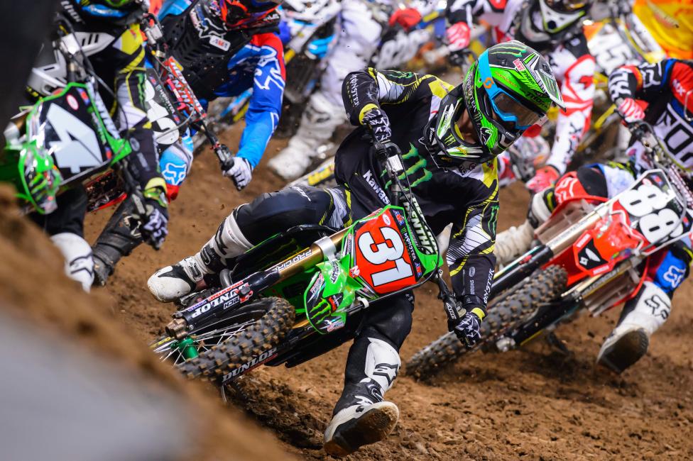 Martin's chain broke as he was riding at Milestone.