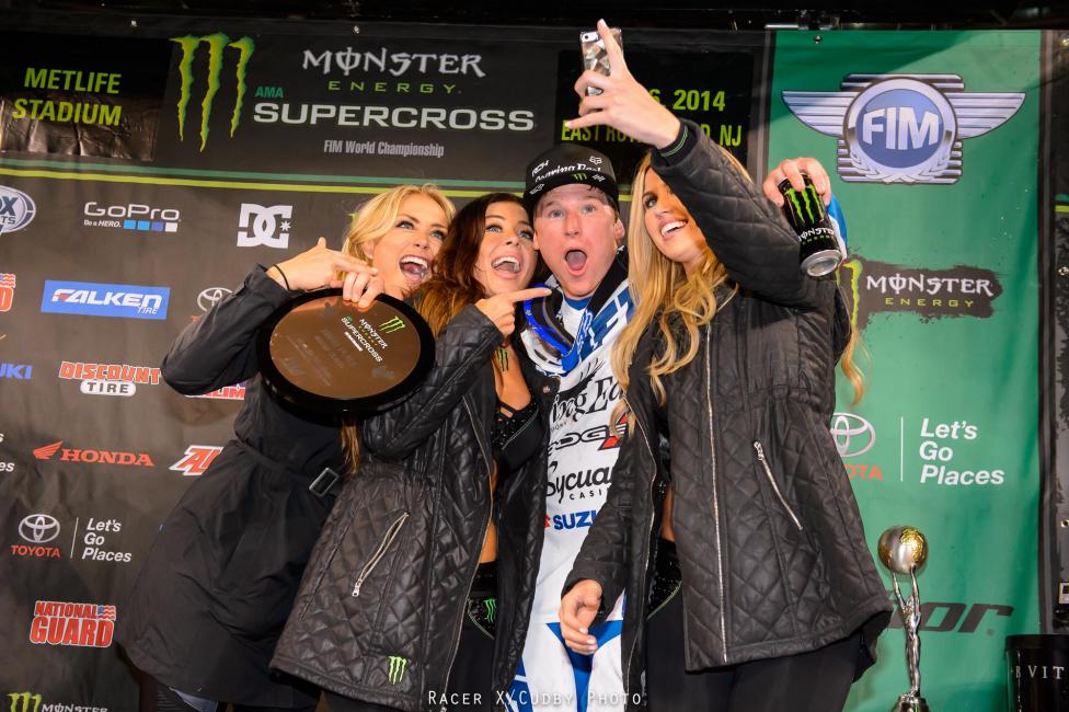 Not a bad night to be Josh Hill. 