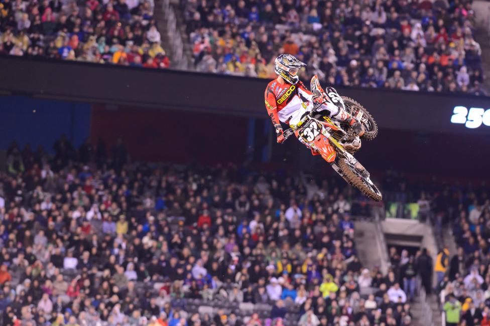 Justin Bogle is the new points leader in 250SX.  