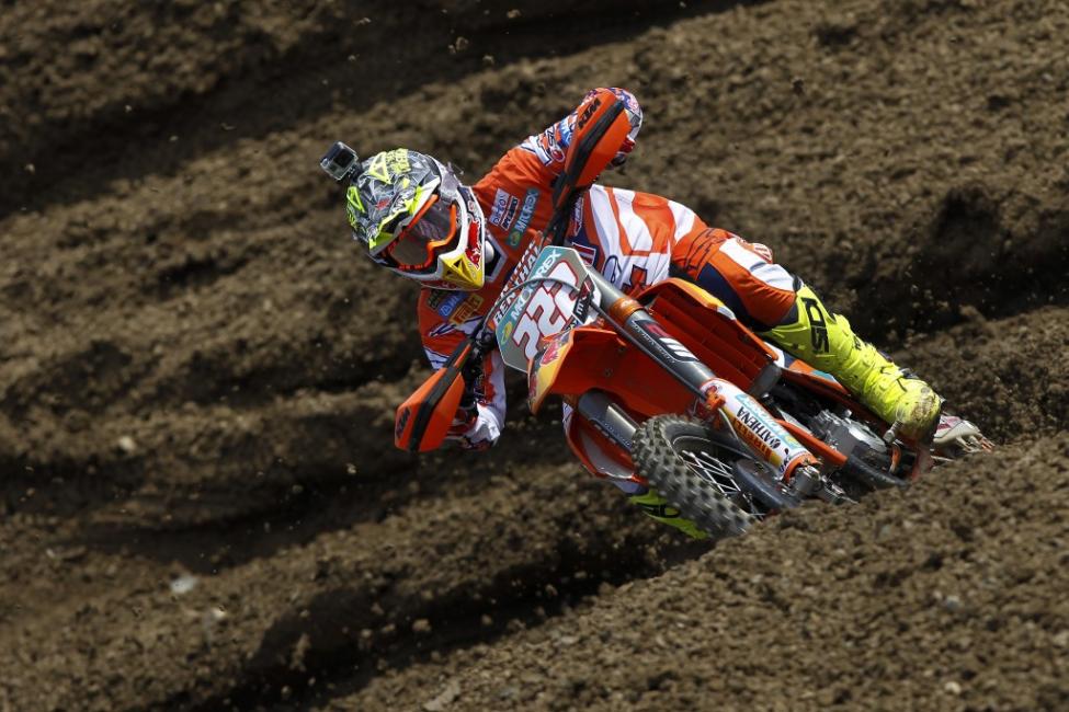 Antonio Cairoli leads the MXGP class.