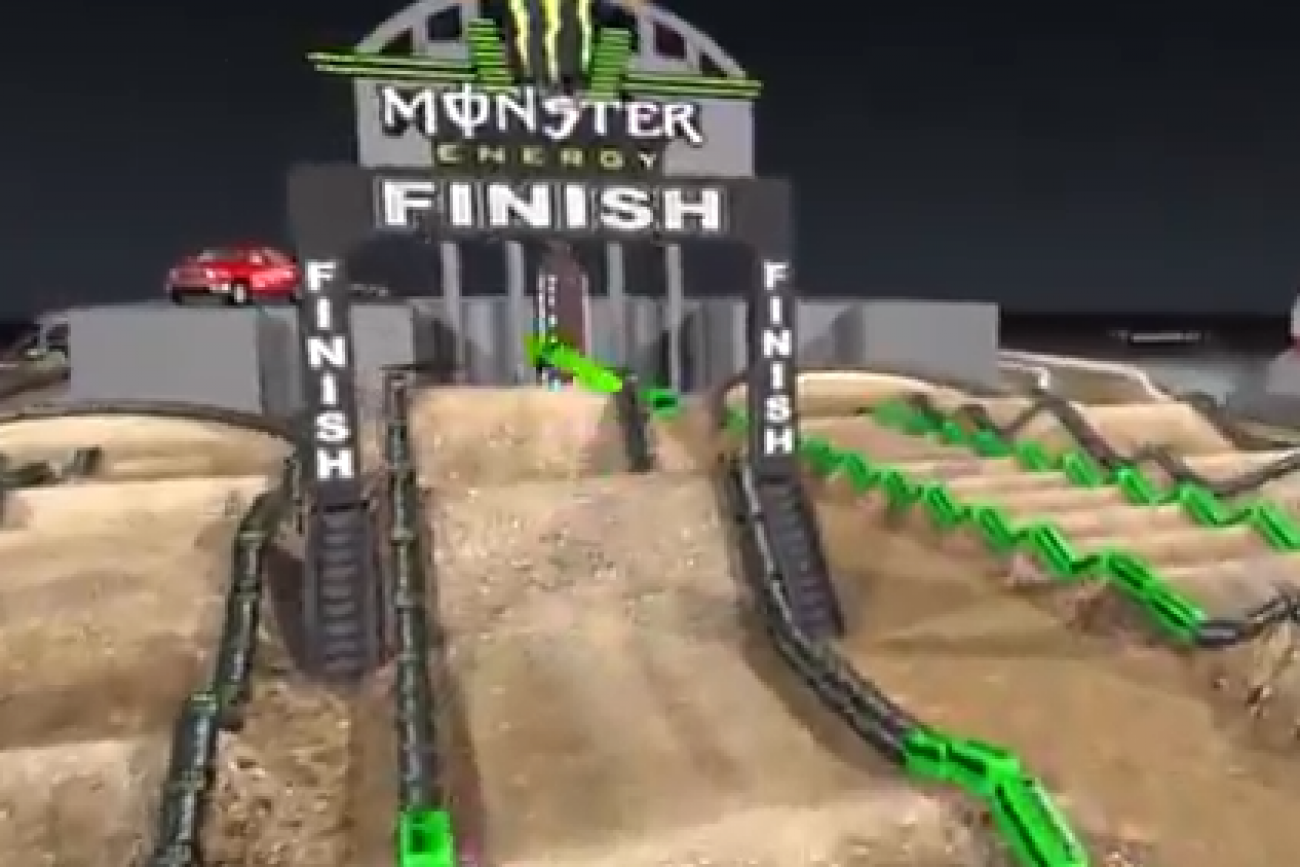 Animated Track Map: Las Vegas