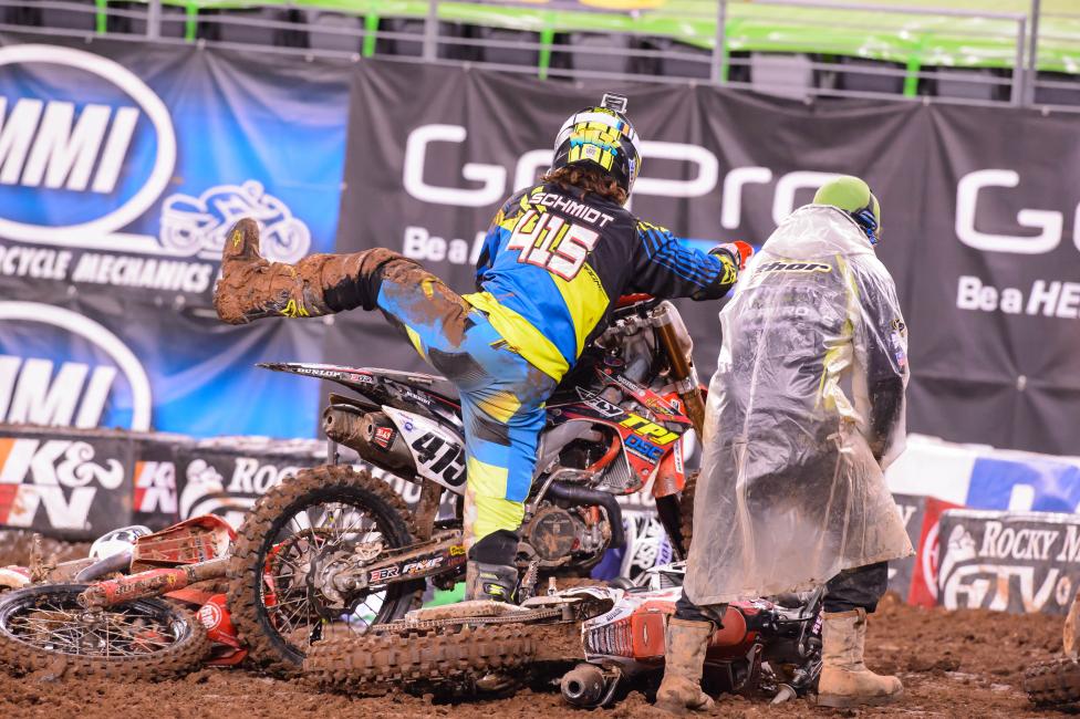 Nick Schmidt's main event streak has come to an end.  