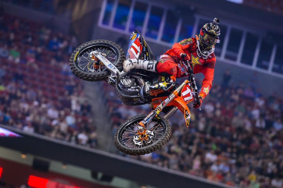Anderson has held the red plate for most of the 250SX West campaign.