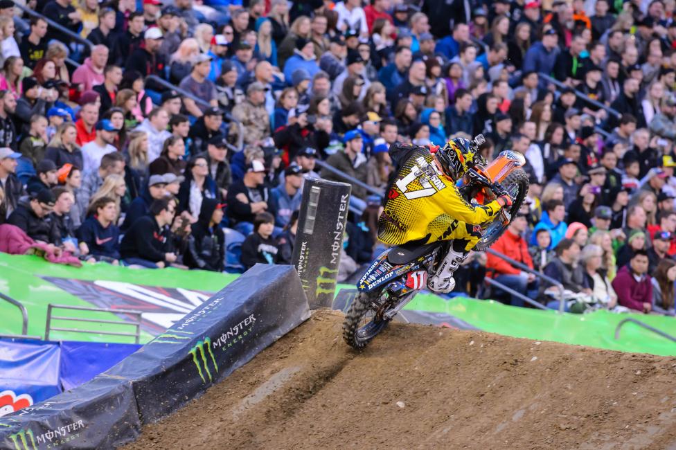 Jason Anderson can lock in his first career 250SX title in Vegas tonight.  