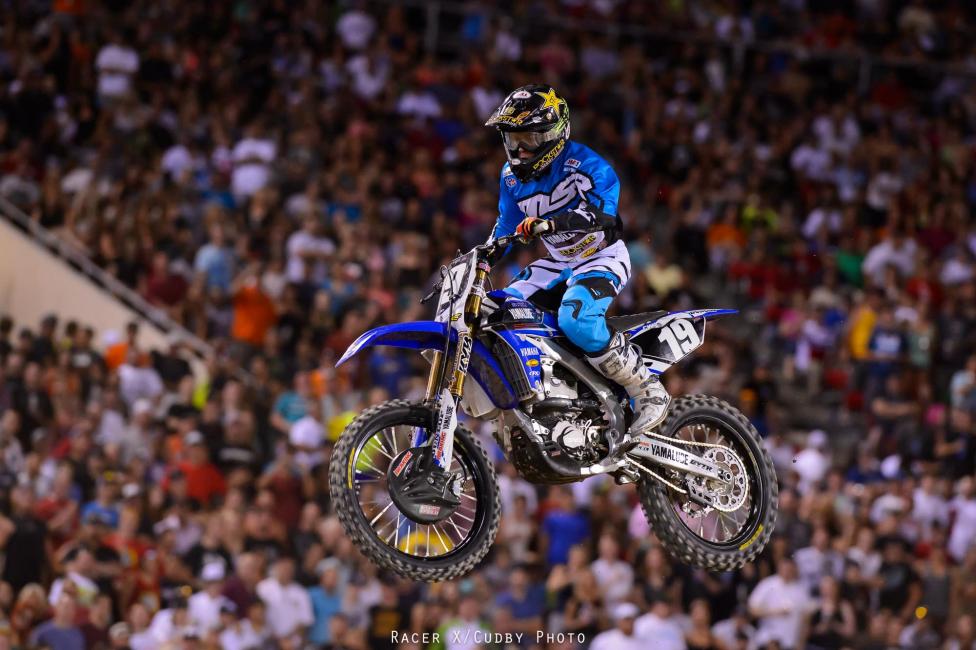 Martin finally made the pass and then pulled away from Bogle. This is the Jeremy Martin we thought we’d see all season long—instead he had to climb from DNQs to main event wins. This victory marked his first professional win.