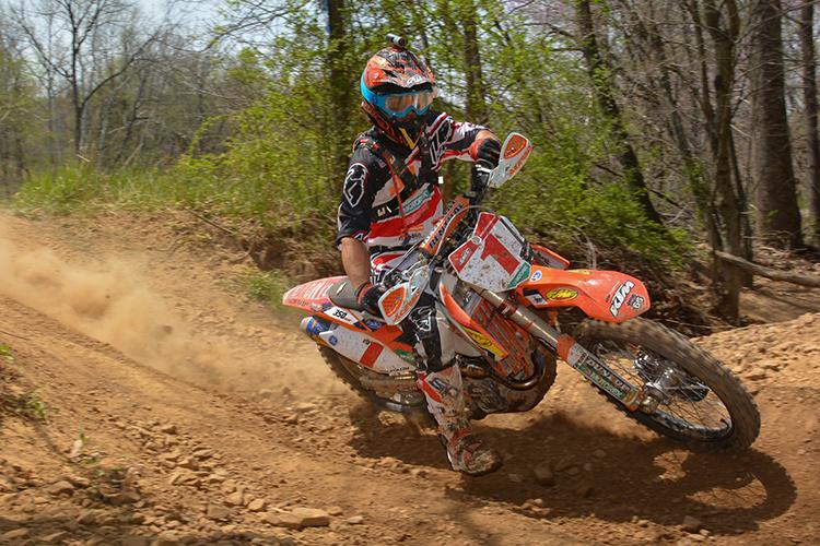 Kailub Russell sits second in points.  