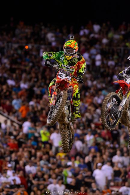 Malcolm Stewart looked fast all day but a big crash in the Shootout ended his bid for a career-first win.