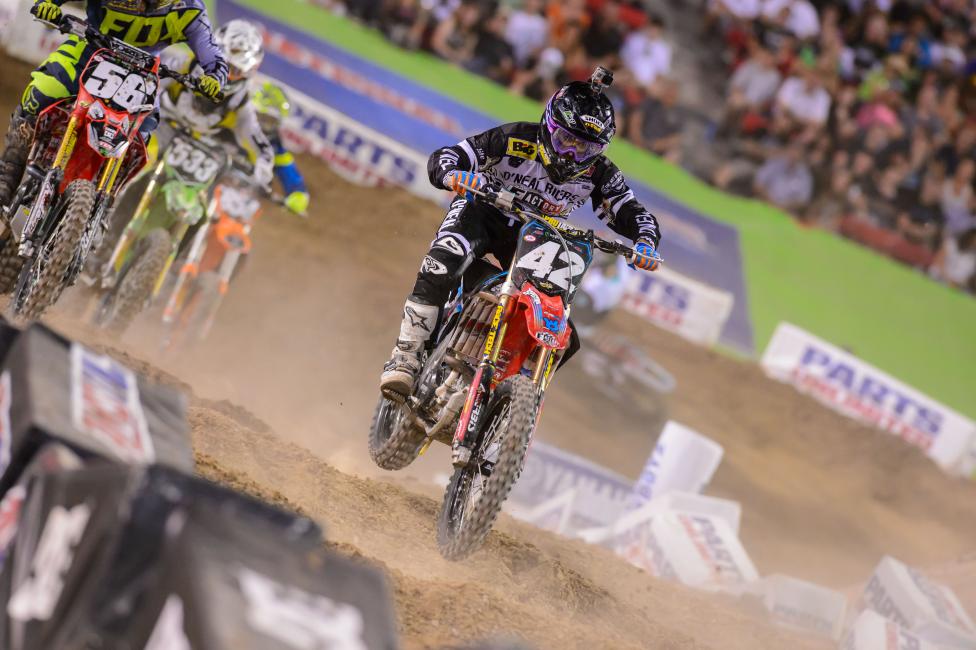 Friese capped a superb season by snagging third in the final 250SX East standings.