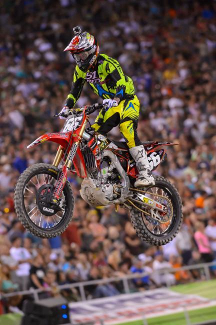 Jake Canada was in a knock-down drag out duel for top privateer in 250SX West with Michael Leib and Dakota Tedder. He came out on top.