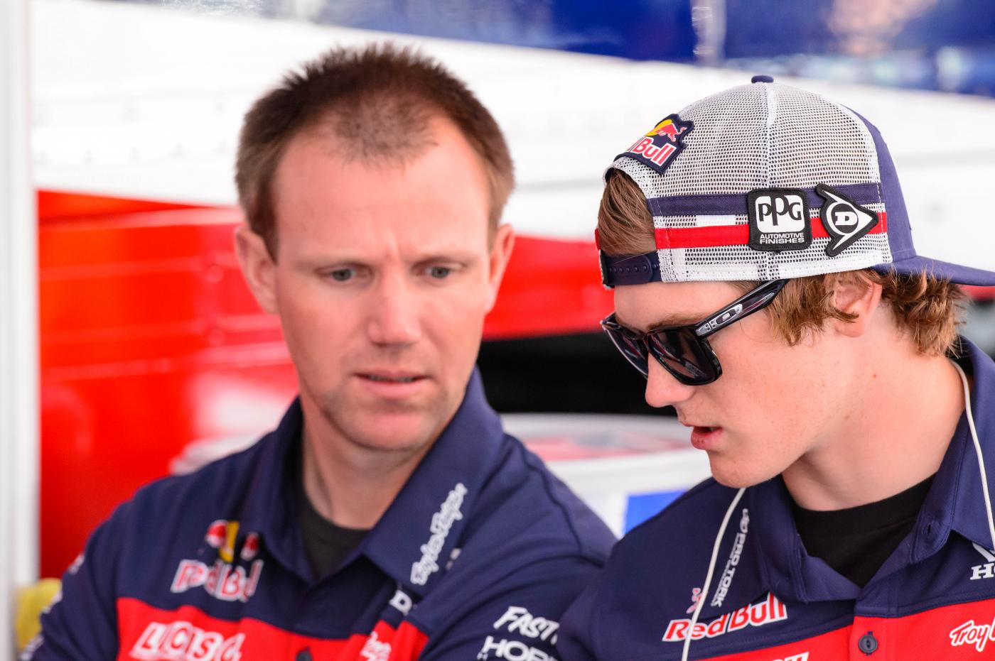 TLD's motor man Ryan Cox and Jessy Nelson.