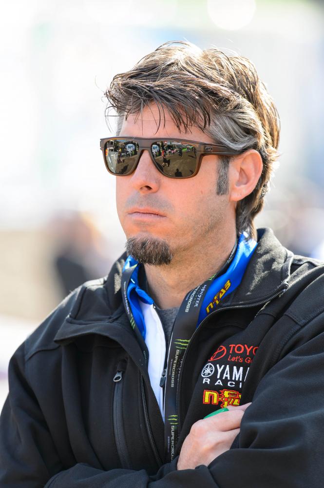 JGR Team Manager Jeremy Albrecht.