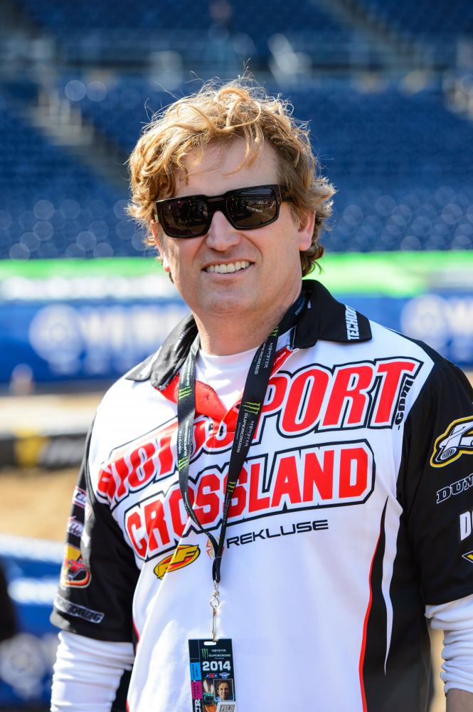 New team owner Chris Crossland.