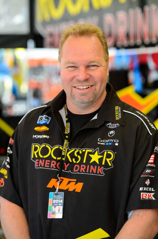 Rockstar KTM Team Manager Dave Gowland.