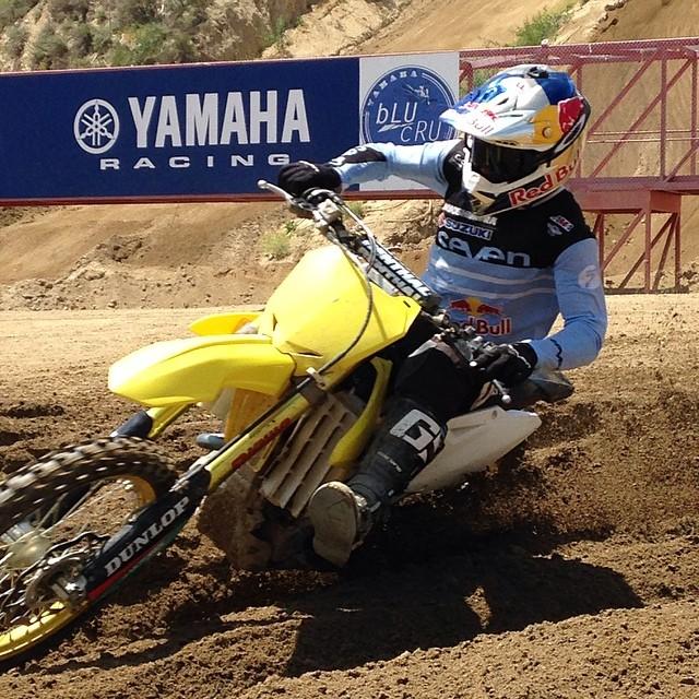James Stewart testing at Glen Helen last week.  