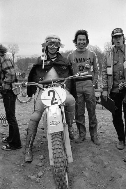 Pierre Karsmakers on the line in 1974.