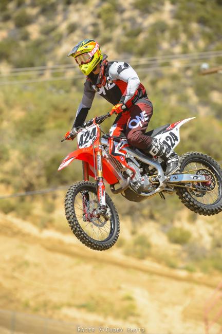 Charles Castaloo of Tag Metals, Sunline and One Industries at the Racer X Ride Day. 