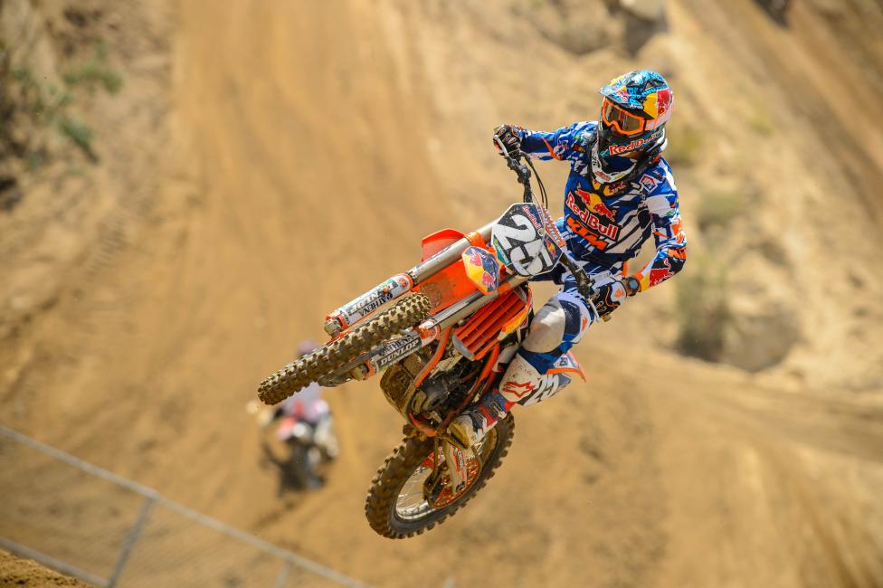 Will we see the same Marvin Musquin that won two overalls early last season? His knee injury was a setback, but if he comes out hot, a title is well within reach.