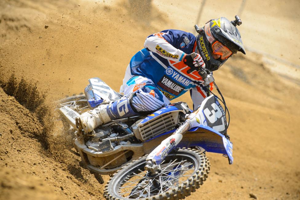 Cooper Webb clearly likes wearing helmet cameras.