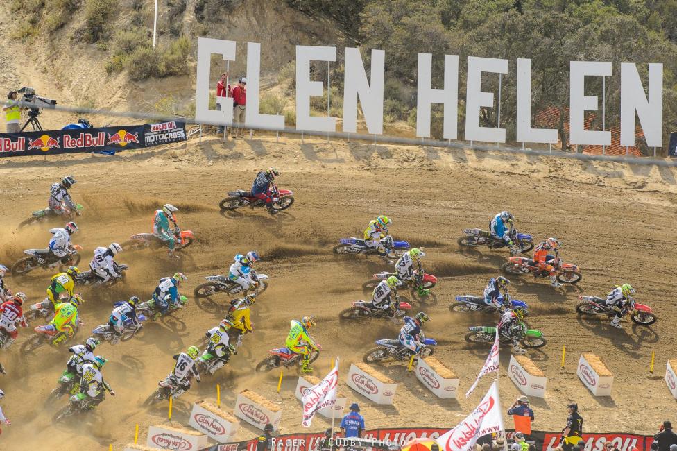 Hearing the sound of 40 bikes rocketing off the line again was amazing.Photo: Cudby