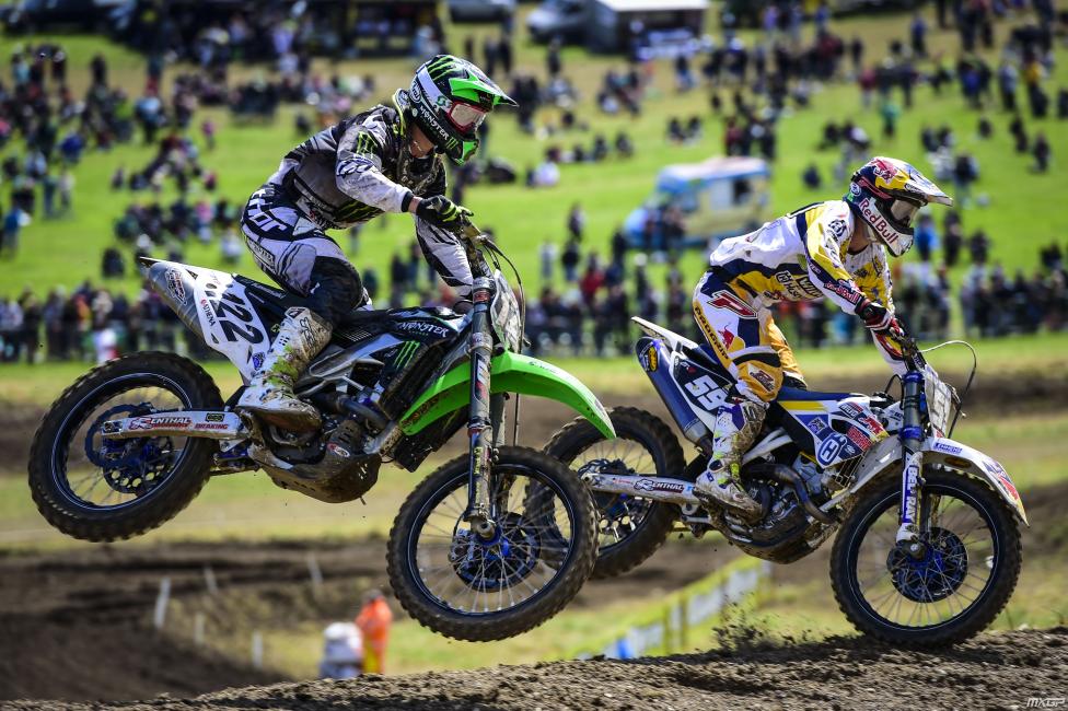 Arnaud Tonus (122) finished second behind Herlings in MX2.  