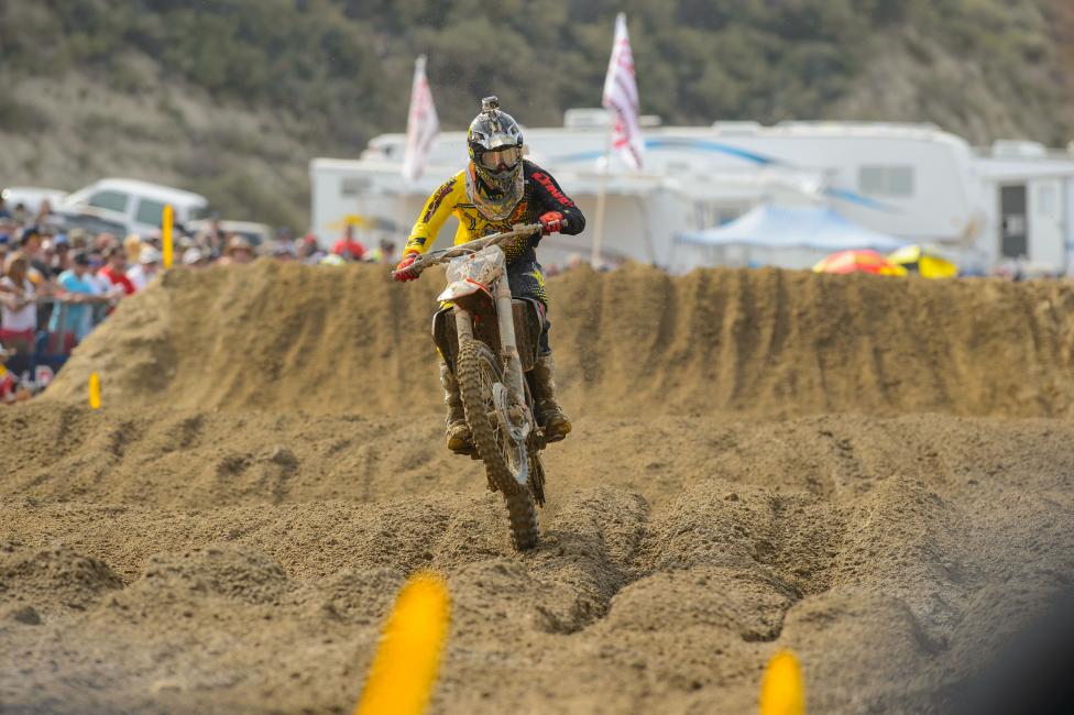 A mechanical cost Jason Anderson a podium at the opener.  