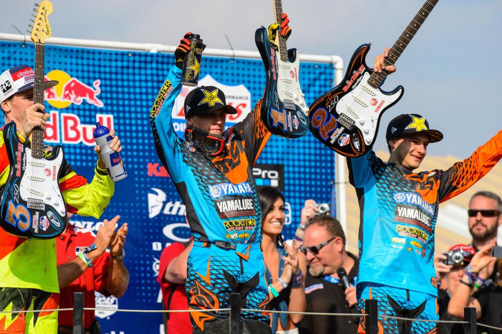 Yamaha stole the show in the 250 Class at Glen Helen.  