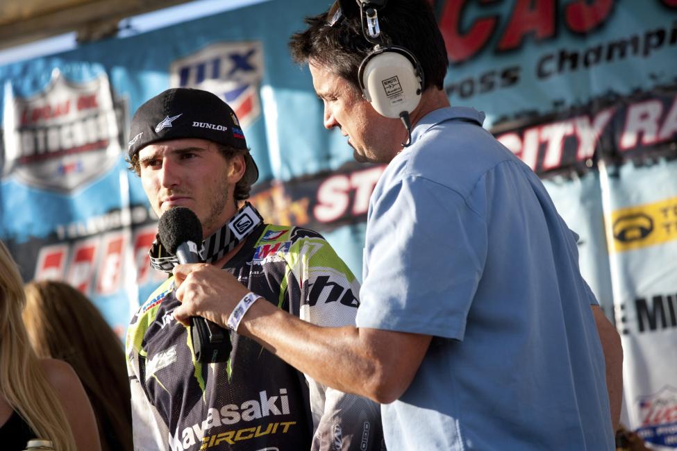 Flashback: Christophe Pourcel's last podium appearance before last Saturday at Hangtown.  