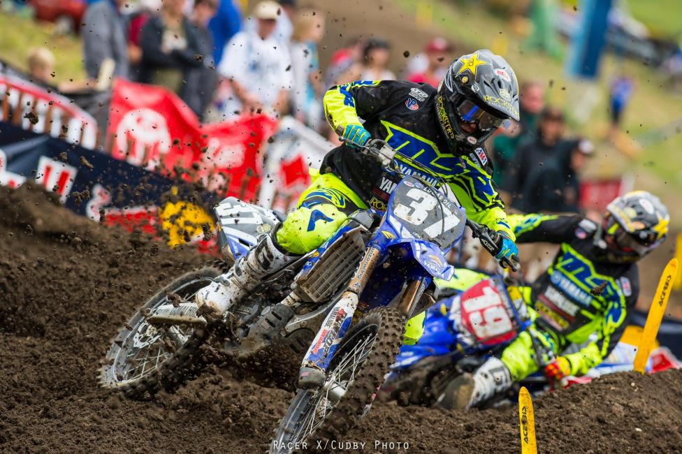 The Star Racing boys were all set to go 1-2 again until Cooper Webb went down.