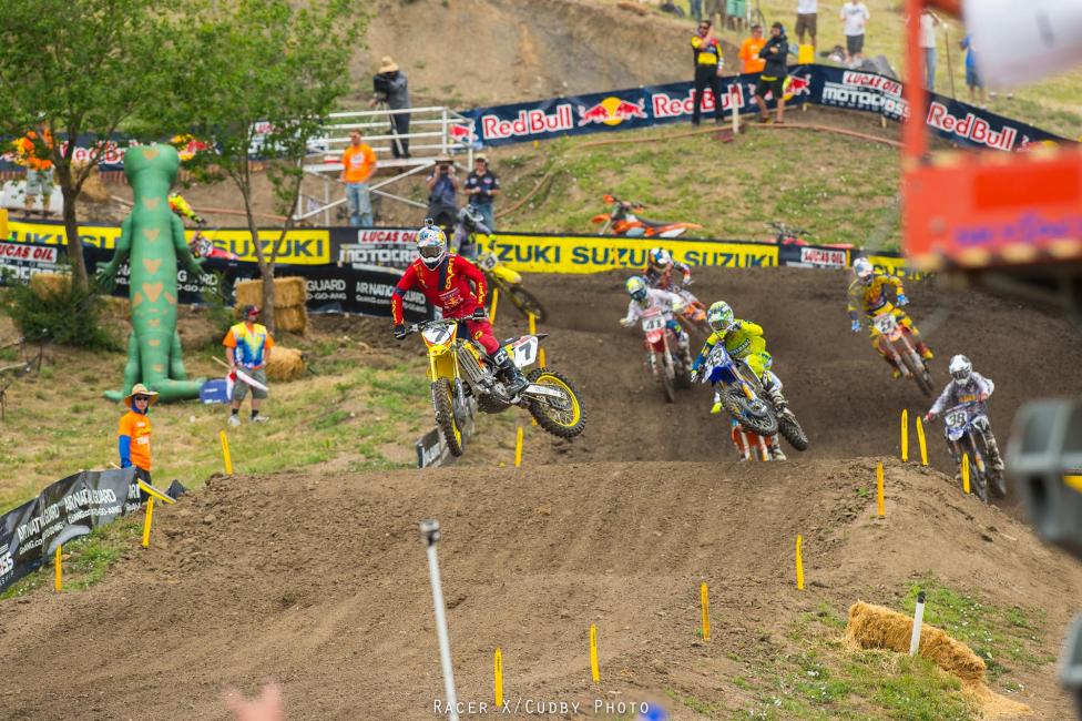 Stewart led his first National of the year at Thunder Valley.