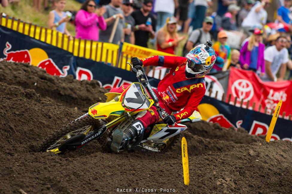 It was good to see some addtional competition up front in the form of Yoshimura Suzuki's James Stewart.