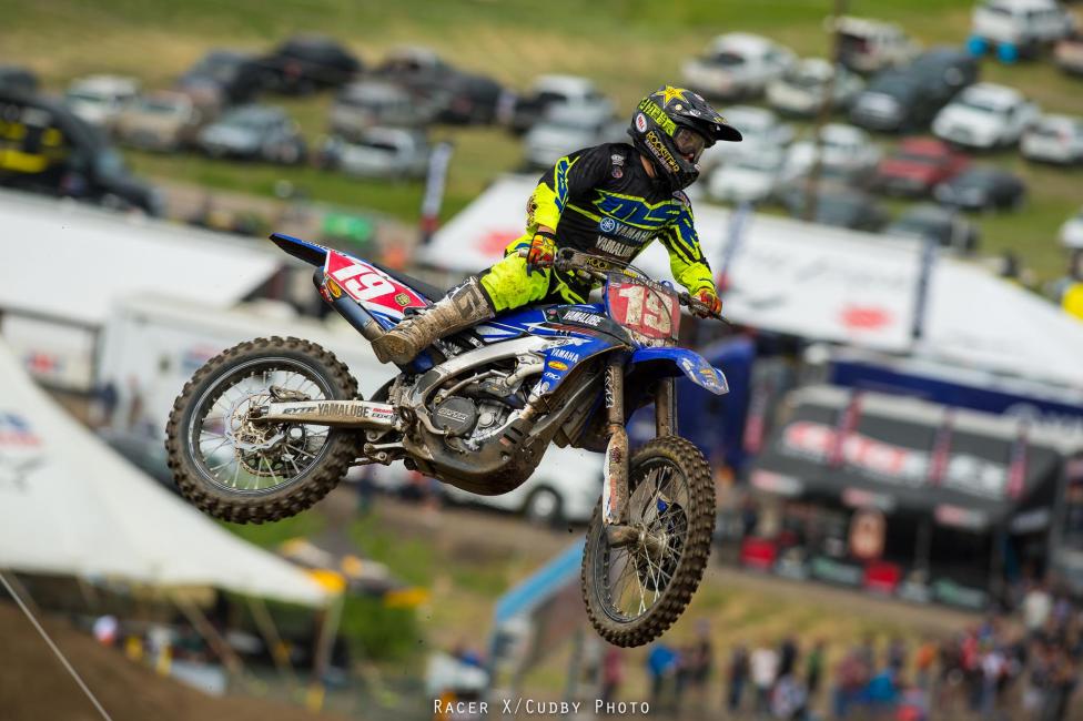 Martin finally showed a chink in his armor today when he crashed while charging toward the front in the second moto. He wasn't able to recover and went 1-6 for third overall.